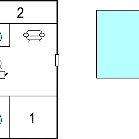 Ferienhaus Gorgeous In With Kitchen *